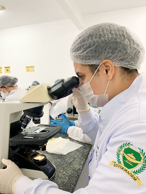 Fotografia deslumbrante de um pesquisador