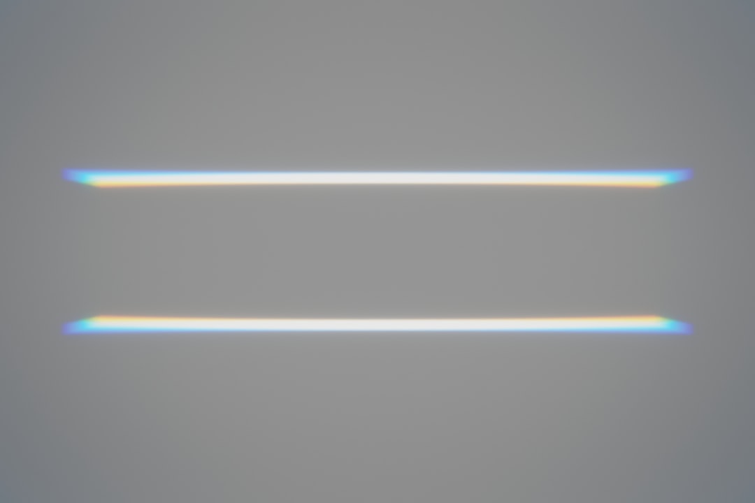 a blue line on a black background