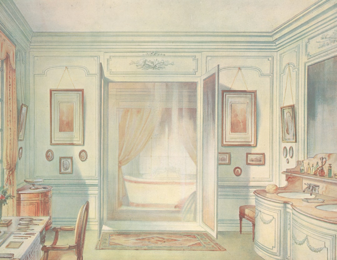 Elegant vintage bathroom with a clawfoot tub.