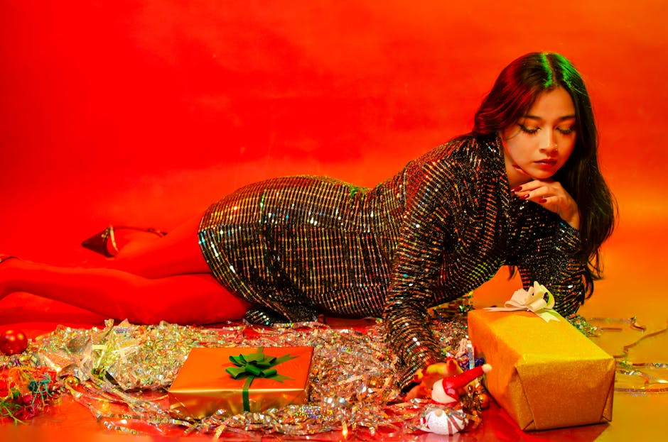 Mulher elegante em um consultório