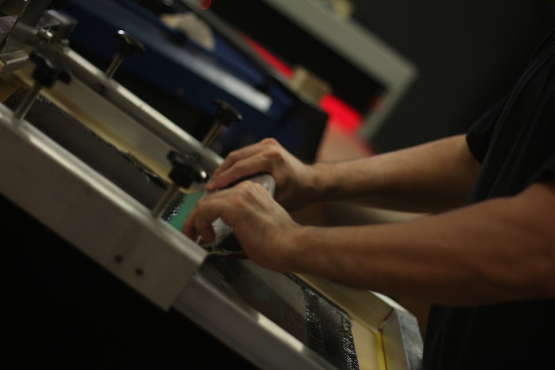 a person working on a computer