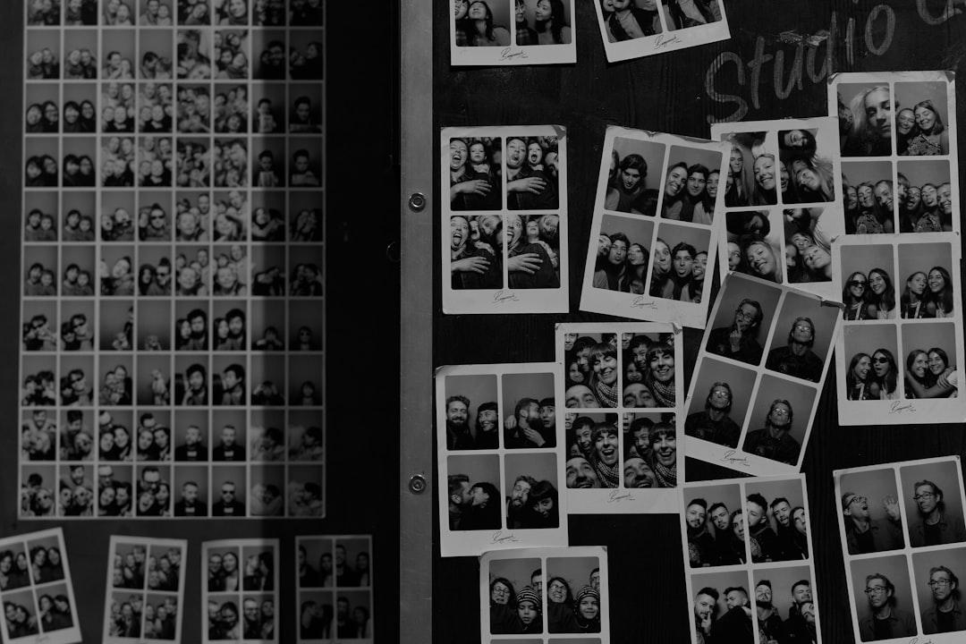 a black and white photo of a group of people