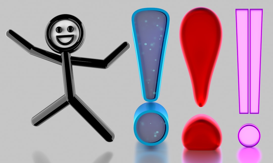 A person standing next to a set of different colored objects